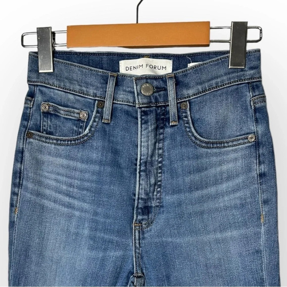 Denim Forum The Lola High Rise Skinny Crop 24 - Picture 6 of 11